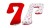 Poduszka ciążowa do karmienia "7", bawełna, czerwone serca - czerwony