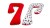 Poduszka ciążowa do karmienia "7", bawełna, kotki 1 - czerwony