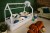 Pleciony ochraniacz do łóżeczka ok. 3,2 m, miętowy
