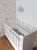 Pleciony ochraniacz do łóżeczka ok. 3,2 m, turkusowy
