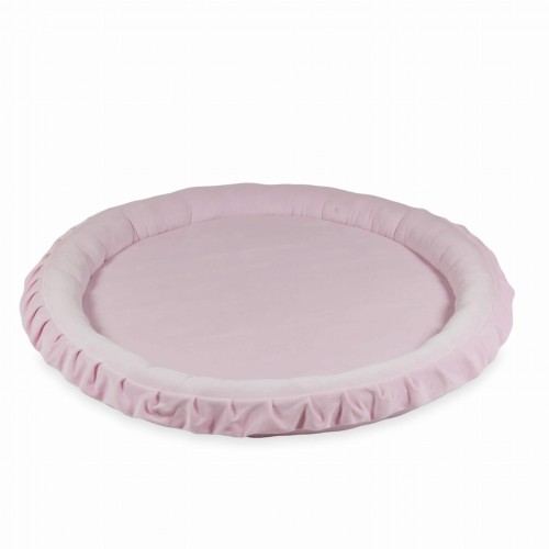Mata gniazdko 120 cm dla niemowlęcia, Velvet Soft, jasnoróżowy