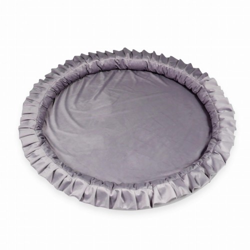 Mata gniazdko 120 cm dla niemowlęcia, Velvet, liliowy