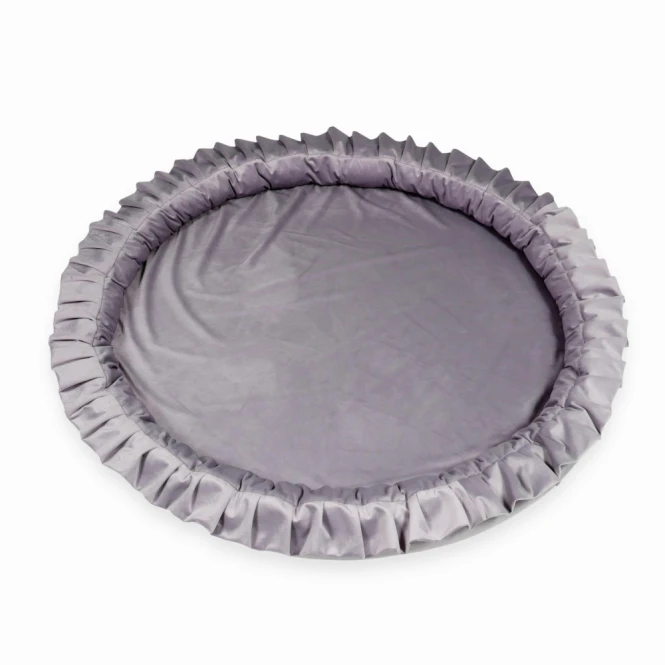 Mata gniazdko 120 cm dla niemowlęcia, Velvet, liliowy