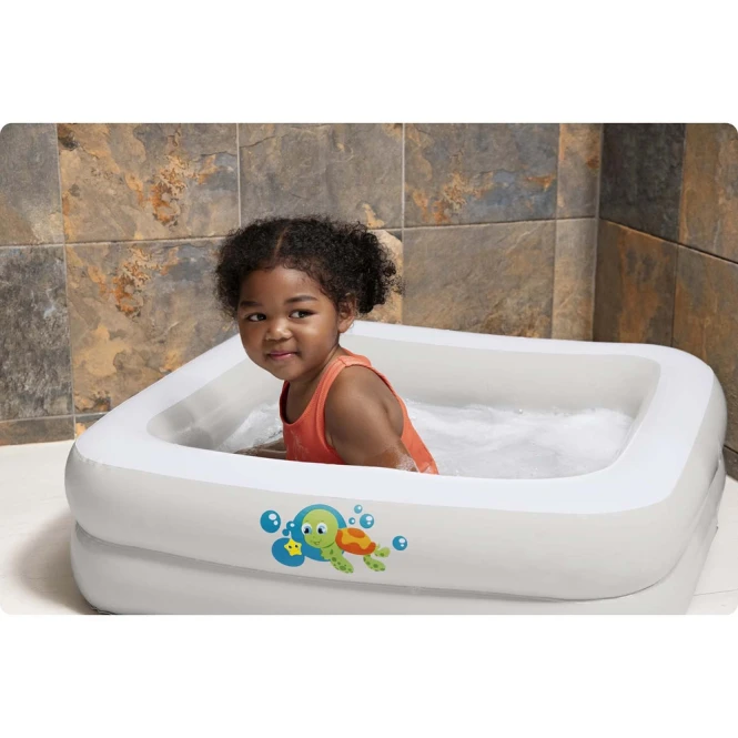 Dmuchana wanienka podróżna 2w1, 86 × 86 cm – Bestway