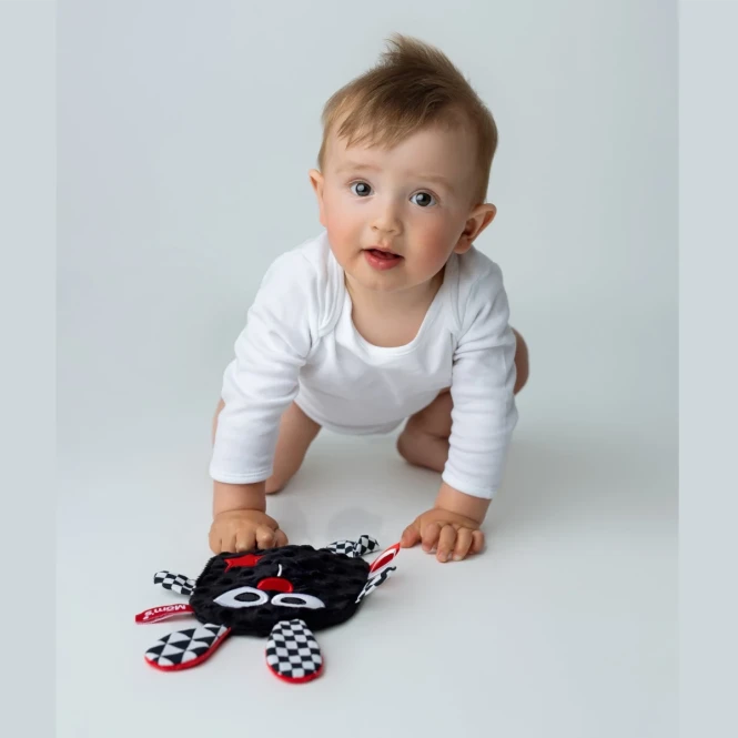 Szeleścik sensoryczny gwiazdka kontrastowa czarna - Mom's Care 0+
