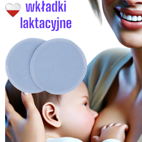 Wkładki laktacyjne wełniane błękit – NappiMe