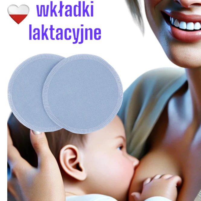 Wkładki laktacyjne wełniane błękit – NappiMe