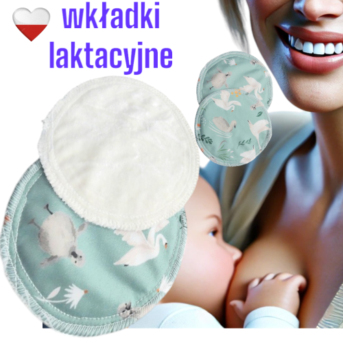 Wkładki laktacyjne PUL bambus brzydkie kaczątko – NappiMe