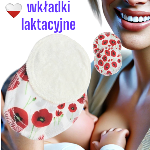 Wkładki laktacyjne PUL bambus maki – NappiMe