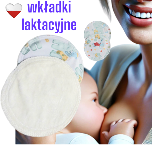Wkładki laktacyjne PUL bambus nappimiś – NappiMe
