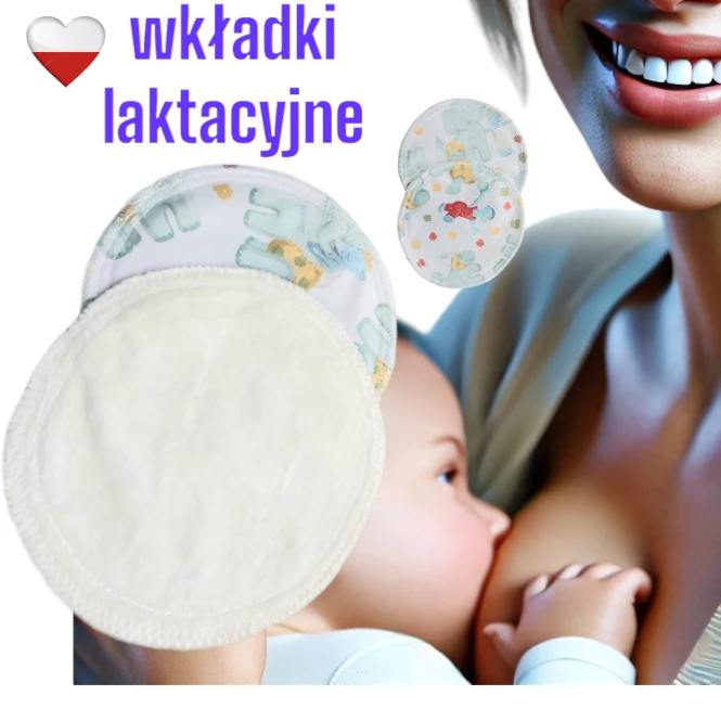 Wkładki laktacyjne PUL bambus nappimiś – NappiMe