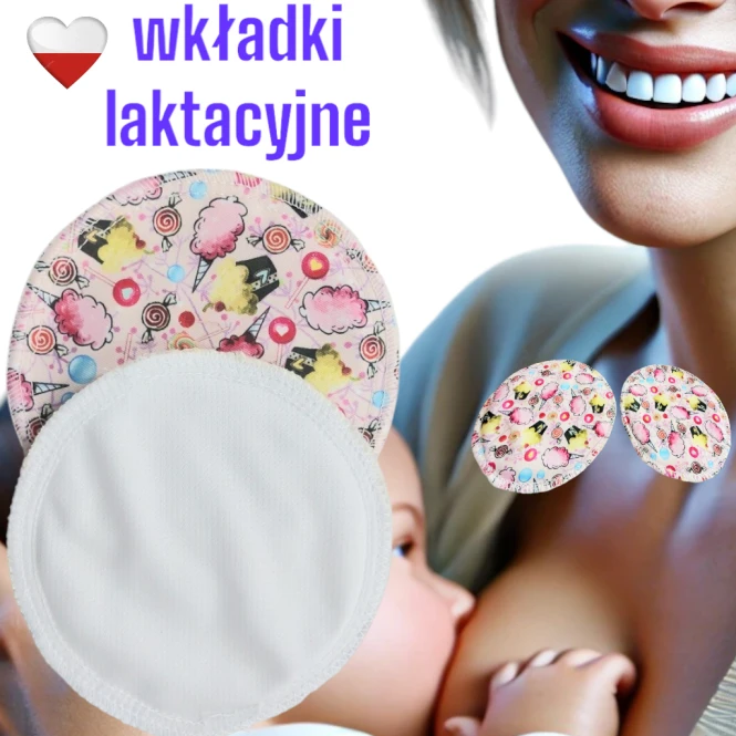 Wkładki laktacyjne PUL coolmax candy – NappiMe