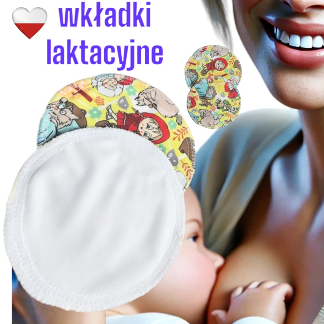 Wkładki laktacyjne PUL coolmax czerwony kapturek – NappiMe