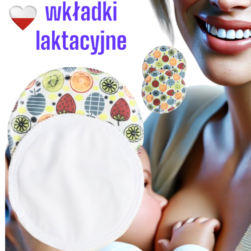 Wkładki laktacyjne PUL coolmax owocowy mix – NappiMe
