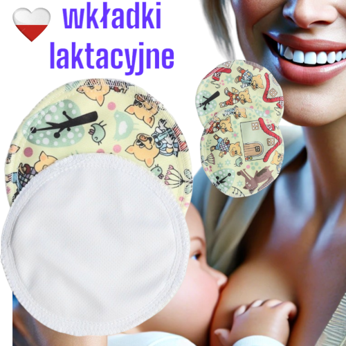 Wkładki laktacyjne PUL coolmax trzy świnki – NappiMe