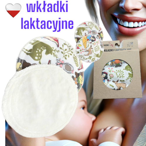 Wkładki laktacyjne PUL bambus śnieżka box – NappiMe