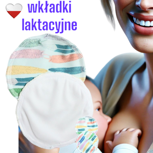 Wkładki laktacyjne PUL coolmax piórka – NappiMe