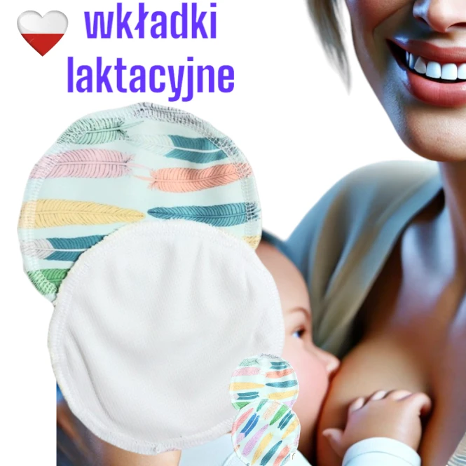 Wkładki laktacyjne PUL coolmax piórka – NappiMe