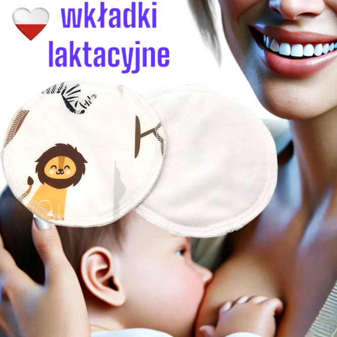 Wkładki laktacyjne PUL coolmax safari – NappiMe