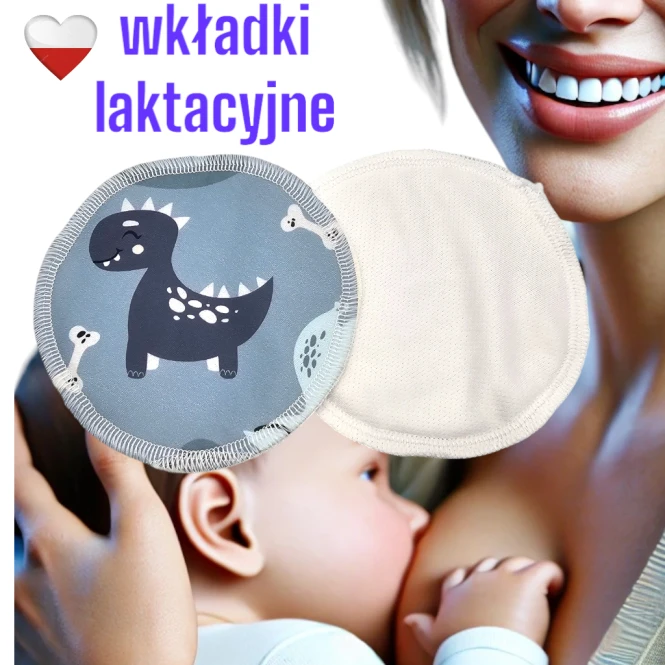 Wkładki laktacyjne PUL coolmax dino – NappiMe