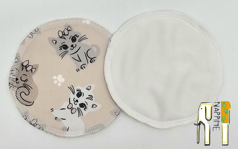 Wkładki laktacyjne PUL coolmax kotki – NappiMe