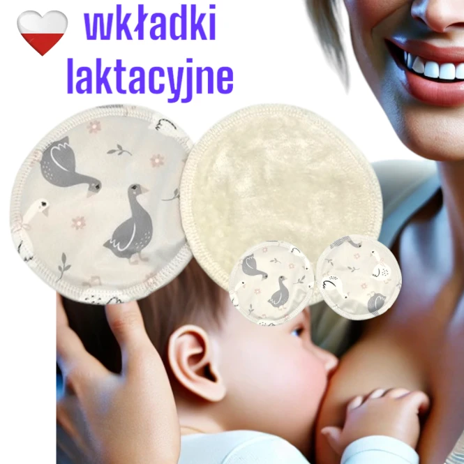 Wkładki laktacyjne PUL bambus gąski – NappiMe