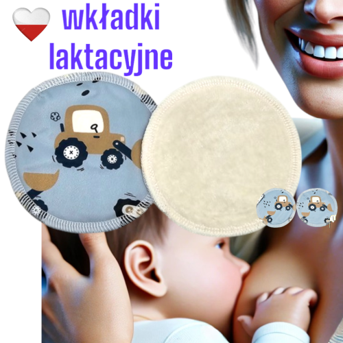 Wkładki laktacyjne PUL bambus koparki – NappiMe