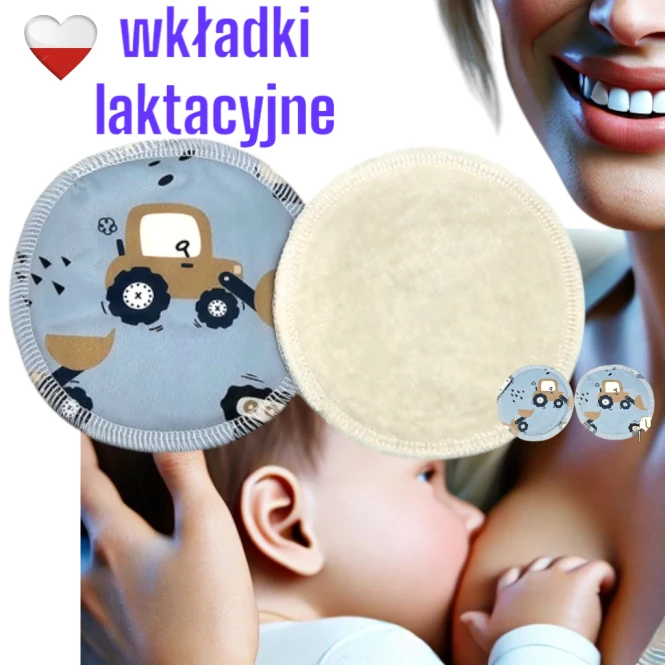 Wkładki laktacyjne PUL bambus koparki – NappiMe
