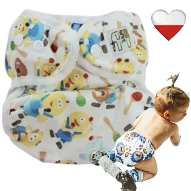 Otulacz PUL nappinionki, pieluszka wielorazowa – NappiMe