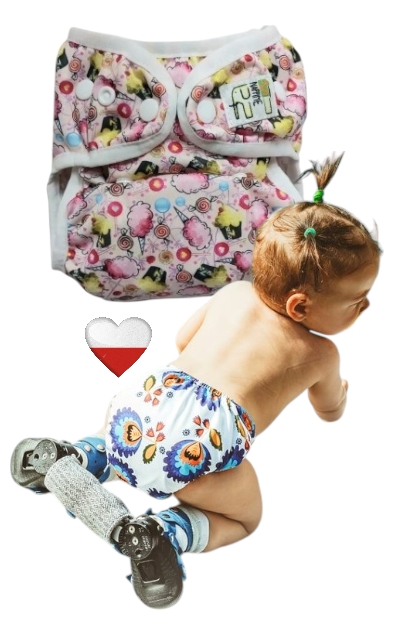 Otulacz PUL candy, pieluszka wielorazowa – NappiMe
