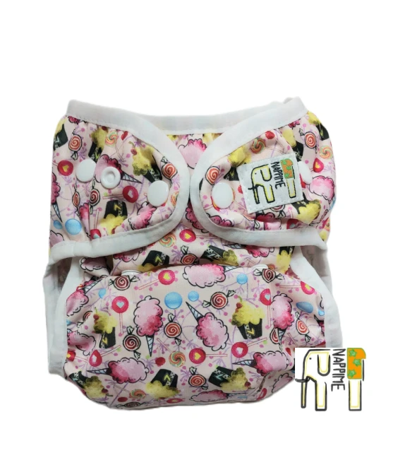 Otulacz PUL candy, pieluszka wielorazowa – NappiMe