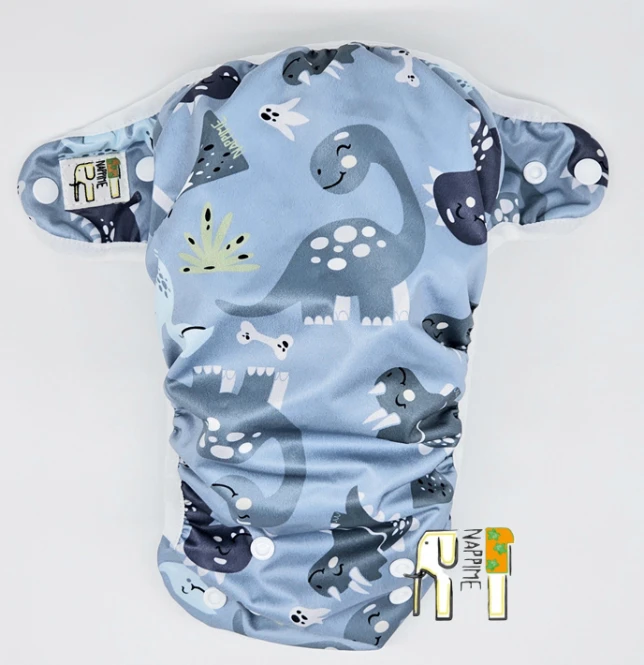 Otulacz PUL dino, pieluszka wielorazowa – NappiMe