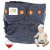 Pielucha wełniana otulacz nowy jeans – NappiMe