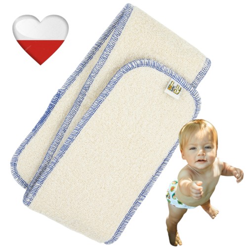 Wkład chłonny bambusowy morski L 12,5x60 – NappiMe