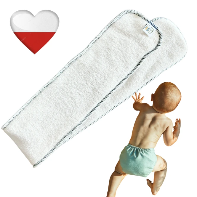 Wkład chłonny bambusowy ciemny granat L 10x70 wkłady do pieluch – NappiMe