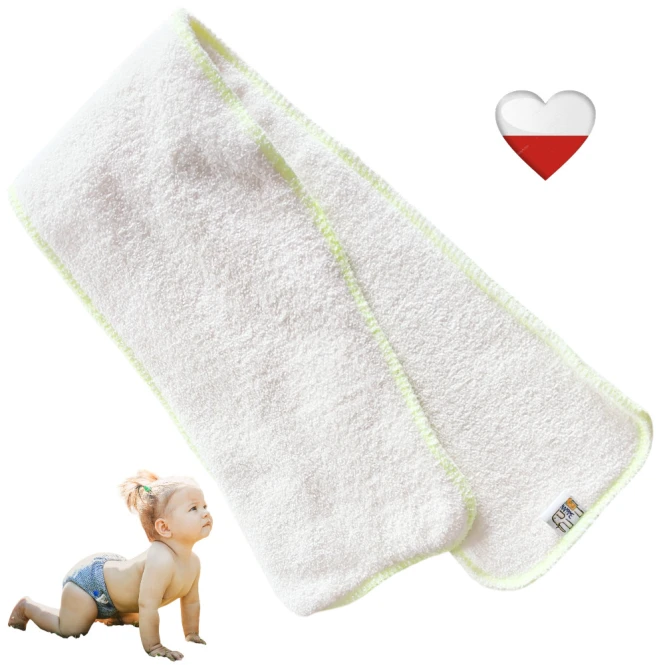 Wkład chłonny bambusowy jaskrawy żółty L 12,5x60 – NappiMe