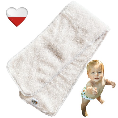 Wkład chłonny bambusowy szary L 12,5x60 – NappiMe