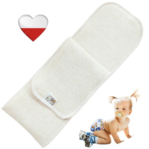 Wkład chłonny lniany L 11x60 – NappiMe