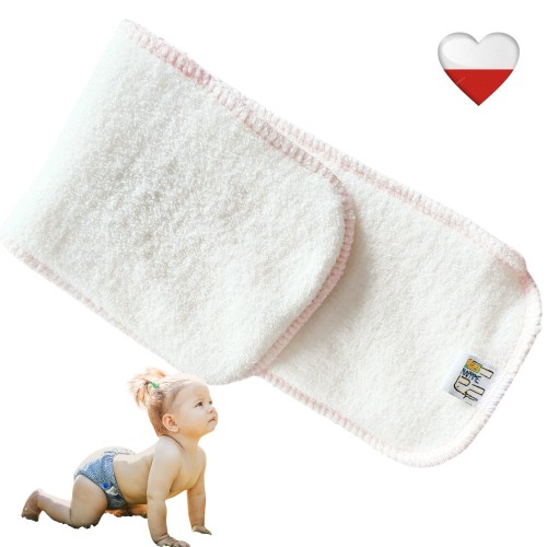 Wkład chłonny bambusowy różowy M 11X34 – NappiMe