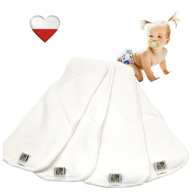 Wkład chłonny z mikrofibry M 13x33, 4 warstwy – NappiMe