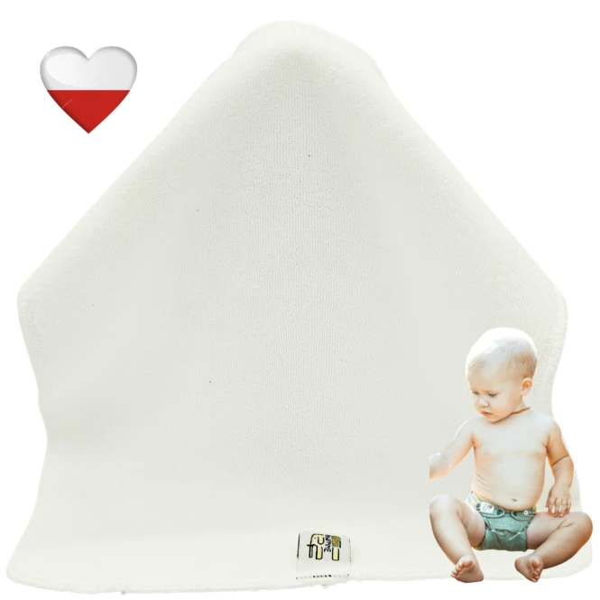 Prefold chłonny bambusowy 28x34, 2 warstwowy prefold do pieluch – NappiMe