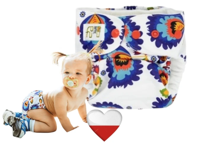 Kieszonka coolmax folk, pieluszka wielorazowa – NappiMe