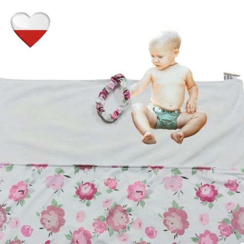 Mata do przewijania piwonie – NappiMe