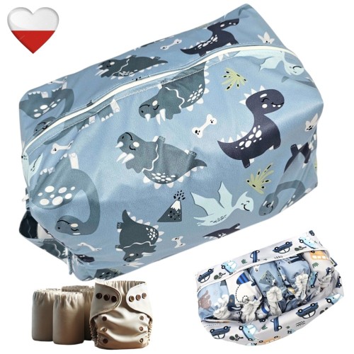 Torba na pieluszki dino – NappiMe