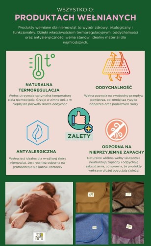 Wkładka wełniana marynarska – NappiMe