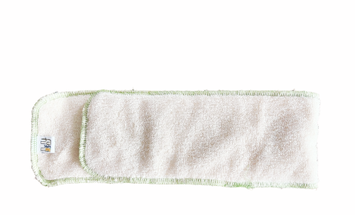 Wkład chłonny bambusowy zielony L 10x60 – NappiMe