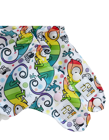 Kieszonka coolmax kameleony białe napy, pieluszka wielorazowa – NappiMe