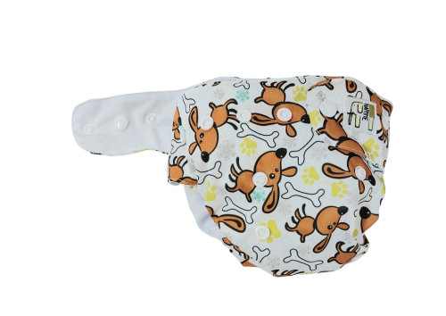Kieszonka coolmax pieski, pieluszka wielorazowa – NappiMe
