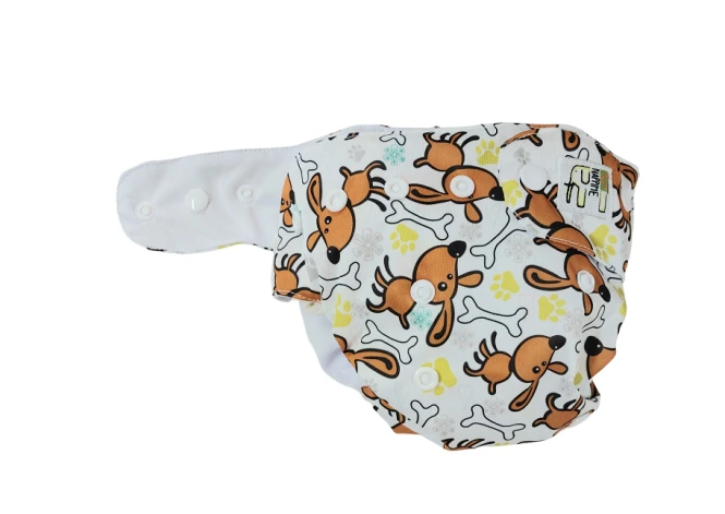 Kieszonka coolmax pieski, pieluszka wielorazowa – NappiMe
