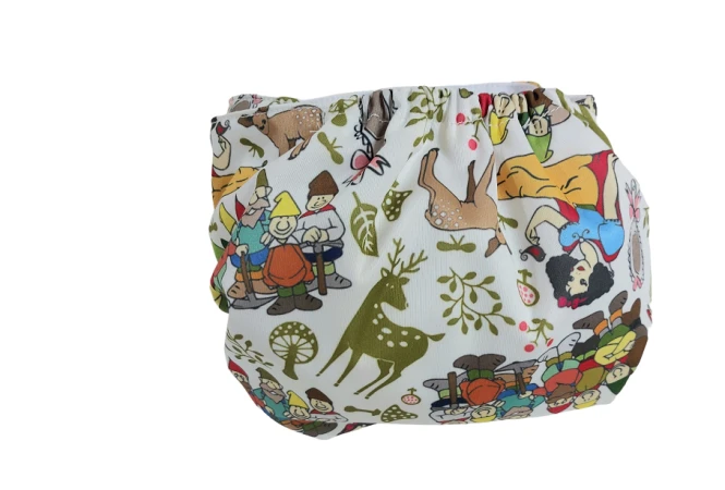 Mini kieszonka coolmax królewna śnieżka, pieluszka wielorazowa – NappiMe